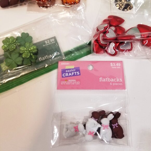 Flatbacks Lot (for crafts), New without Tags and New with Tags - Picture 3 of 13